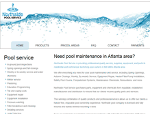 Tablet Screenshot of northsidepools.com